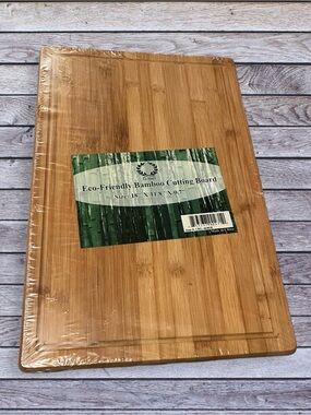 NEW Eco-Friendly Bamboo Cutting Board - Natural Bamboo